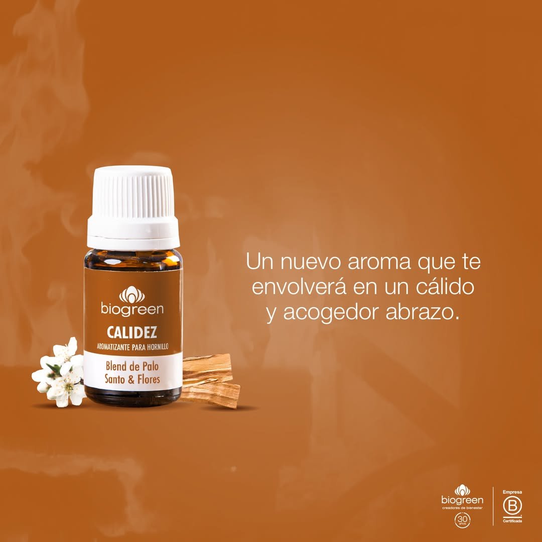 Esencia Aromática Biogreen CALIDEZ
