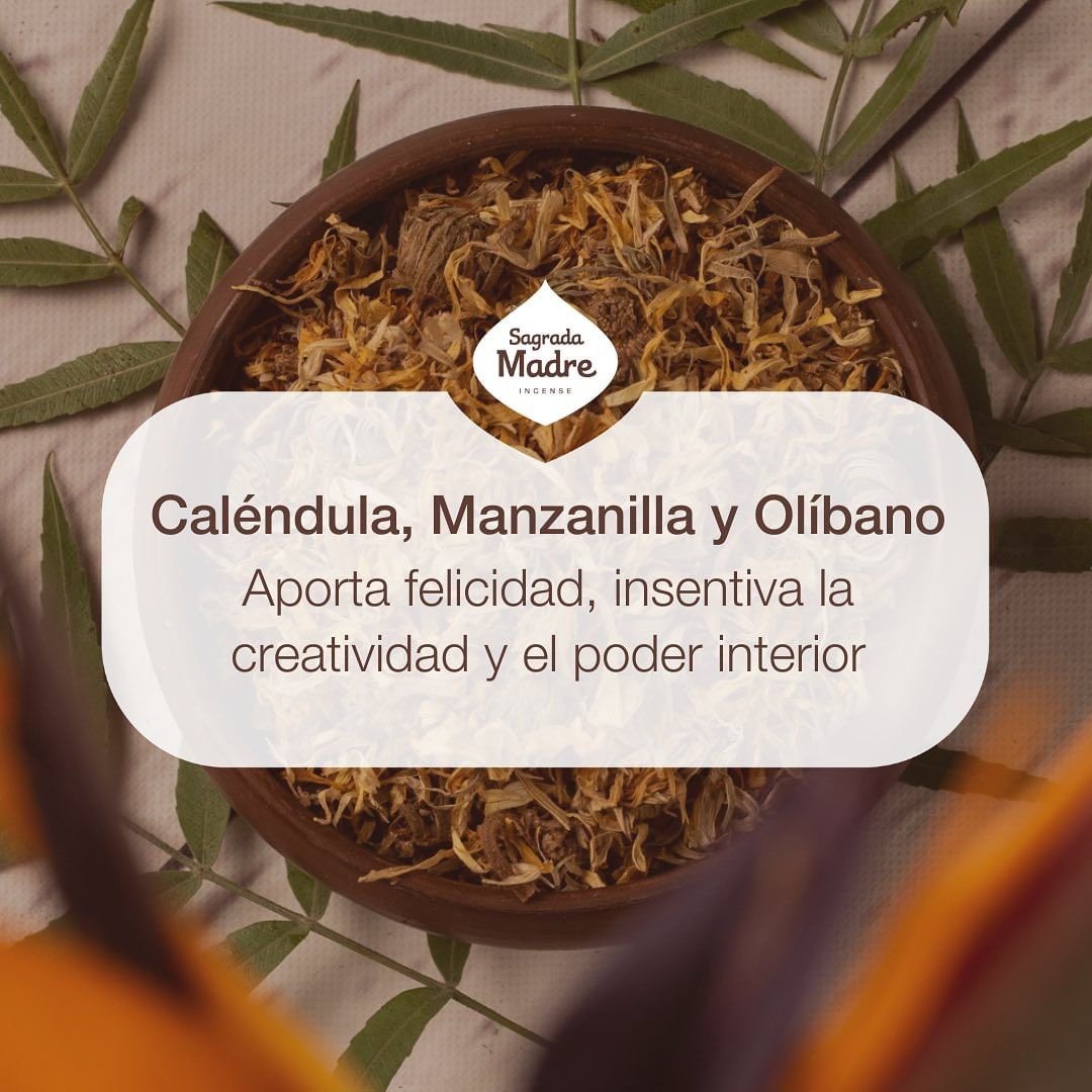 SM Línea Hierbas - CALENDULA, MANZANILLA Y OLIBANO