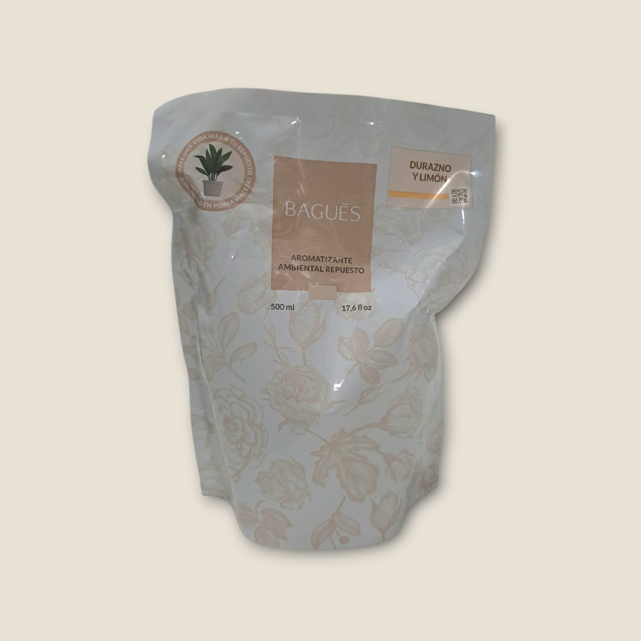 Aromatizante Ambiental Durazno y Limón REPUESTO 500 ml