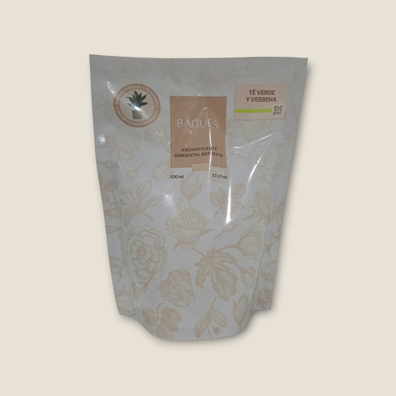 Aromatizante Ambiental Té Verde y Verbena REPUESTO 500 ml